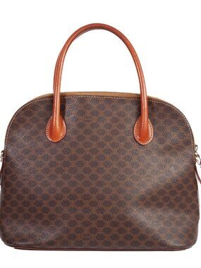 Authentic Vintage Celine Macadam Dome Handbag